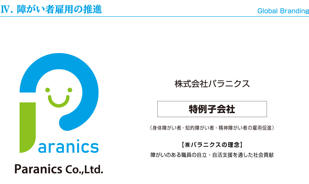 障がい者雇用の推進