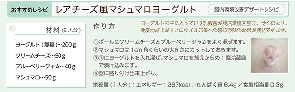 レアチーズ風マシュマロヨーグルト