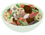 煮しめで炊き込みご飯~余ったおせちでアレンジ~