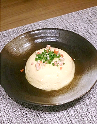 豆腐と卵のふわふわあんかけ