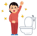 便秘解消と体温の上昇