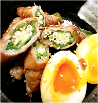 オクラの肉巻き