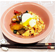 簡単温玉丼