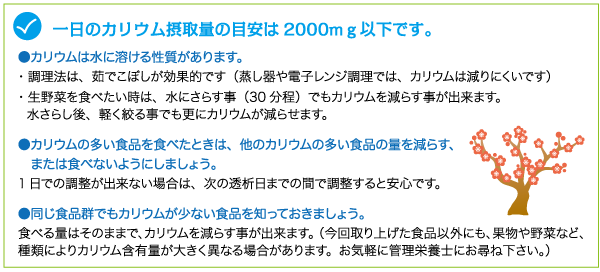 の 多い カリウム