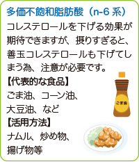多価不飽和脂肪酸(n-6
系)
