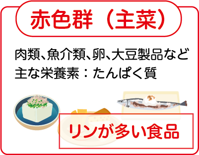 赤色群(主菜)