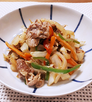 旨みを引き出す塩麹で野菜炒め