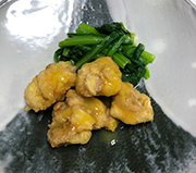 揚げ鶏の柑橘ソース