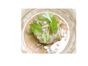 雑穀饅頭のエビあんかけ